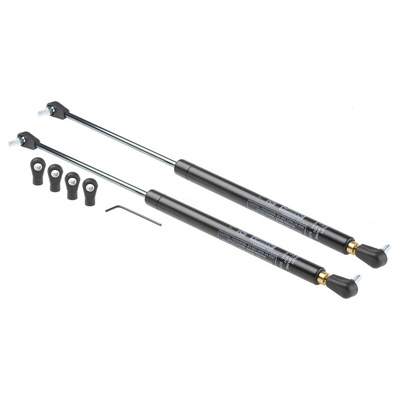 Camloc Steel Gas Strut, with Ball & Socket Joint, End Joint, 340mm Extended Length, 150mm Stroke Length