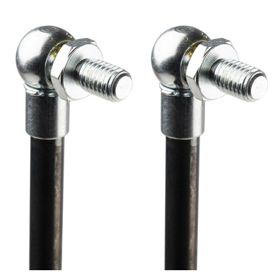 Camloc Steel Gas Strut, with Ball & Socket Joint, End Joint, 364mm Extended Length, 150mm Stroke Length