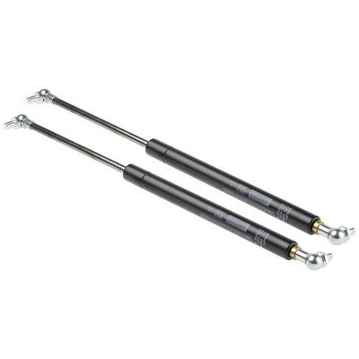 Camloc Steel Gas Strut, with Ball & Socket Joint, End Joint, 364mm Extended Length, 150mm Stroke Length