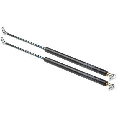 Camloc Steel Gas Strut, with Ball & Socket Joint, End Joint, 464mm Extended Length, 200mm Stroke Length