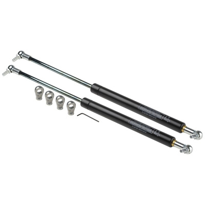Camloc Steel Gas Strut, with Ball & Socket Joint, End Joint, 445mm Extended Length, 200mm Stroke Length