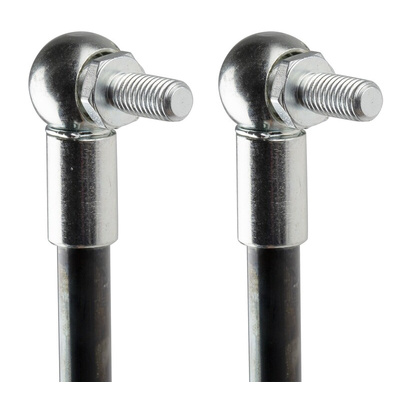 Camloc Steel Gas Strut, with Ball & Socket Joint, End Joint, 645mm Extended Length, 300mm Stroke Length