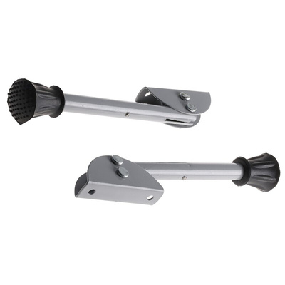 RS PRO Grey Kick Down Door Stop, 4.5mm Diameter, 155mm Long