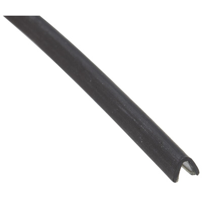 TE Connectivity Black Polyolefin Edge Protection, 1.2m