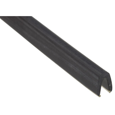 TE Connectivity Black Polyolefin Edge Protection, 1.2m