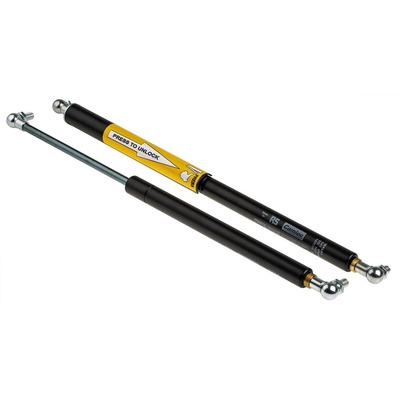 Camloc Steel Gas Strut, with Ball & Socket Joint, 364mm Extended Length, 150mm Stroke Length