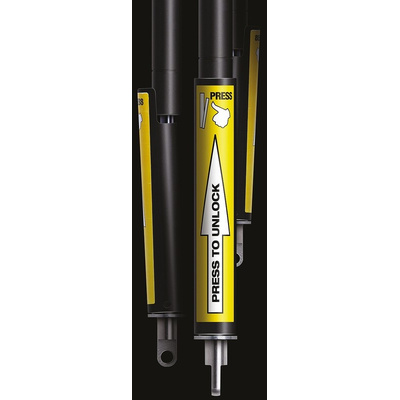 Camloc Steel Gas Strut, with Ball & Socket Joint, 480mm Extended Length, 200mm Stroke Length