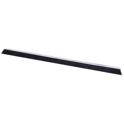 RS PRO Black Aluminium, Nylon Brush Strip, 50mm