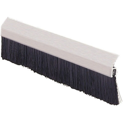RS PRO Black Aluminium, Nylon Brush Strip, 230mm