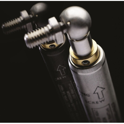 Camloc Stainless Steel Gas Strut, with Ball & Socket Joint, 464mm Extended Length, 200mm Stroke Length