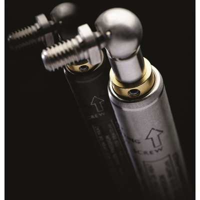 Camloc Stainless Steel Gas Strut, with Ball & Socket Joint, 240mm Extended Length, 100mm Stroke Length