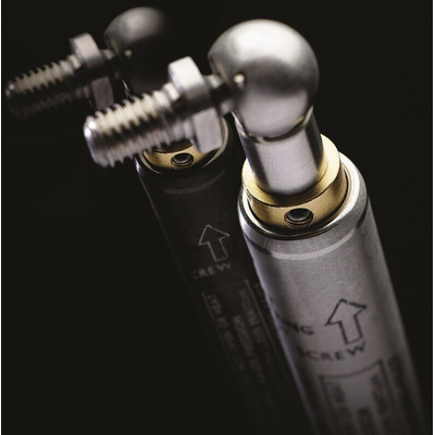 Camloc Stainless Steel Gas Strut, with Ball & Socket Joint, 245mm Extended Length, 100mm Stroke Length