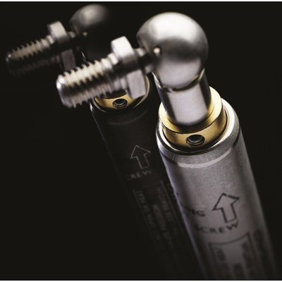 Camloc Stainless Steel Gas Strut, with Ball & Socket Joint, 545mm Extended Length, 250mm Stroke Length