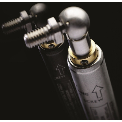 Camloc Stainless Steel Gas Strut, with Ball & Socket Joint, 645mm Extended Length, 300mm Stroke Length