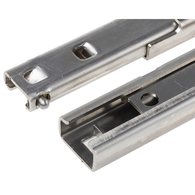 Pinet Stainless Steel Drawer Slide, 175mm Closed Length, 50kg Load