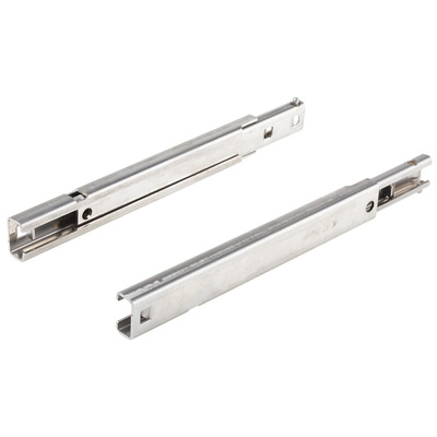 Pinet Stainless Steel Drawer Slide, 175mm Closed Length, 50kg Load