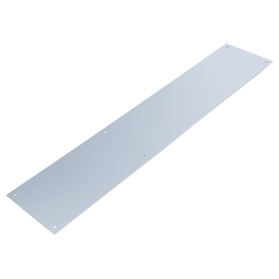 Aluminium Screw Mounted Kick Plate, 750 x 150mm