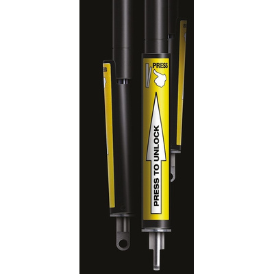 Camloc Steel Gas Strut, with Ball & Socket Joint, 680mm Extended Length, 300mm Stroke Length