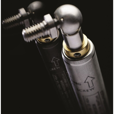 Camloc Stainless Steel Gas Strut, with Ball & Socket Joint, 664mm Extended Length, 300mm Stroke Length
