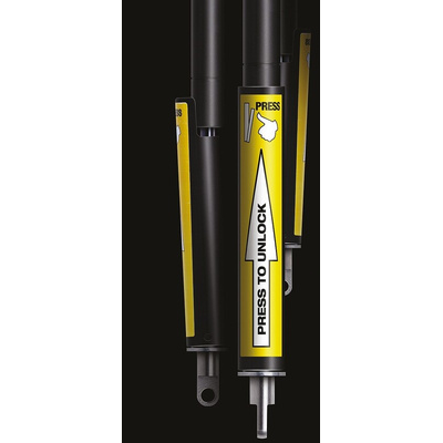 Camloc Steel Gas Strut, with Ball & Socket Joint, 665mm Extended Length, 300mm Stroke Length
