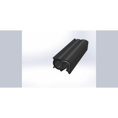 RS PRO Black EPDM  Edging Strip, 20m