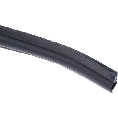 RS PRO Black EPDM Edge Protection, 10m