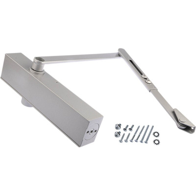 RS PRO Grey Fire Door Suitable Door Closer