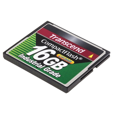 Transcend CompactFlash Industrial 16 GB SLC Compact Flash Card