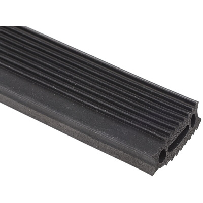 RS PRO Black EPDM Edging Strip, 20m