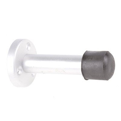 RS PRO Silver Aluminium Base-Board Door Stop