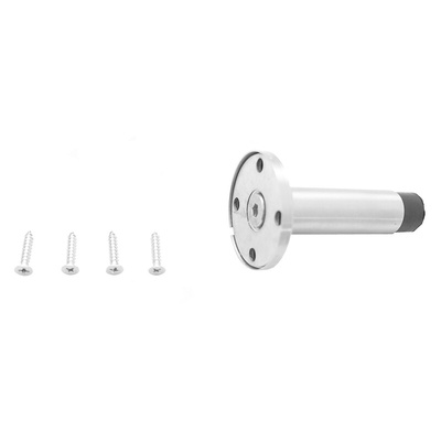 RS PRO Silver Stainless Steel Base-Board Door Stop