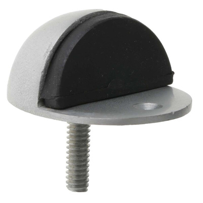 RS PRO Silver Aluminium Domed Door Stop
