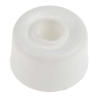 RS PRO White PVC Bumper Door Stop, 32mm Diameter
