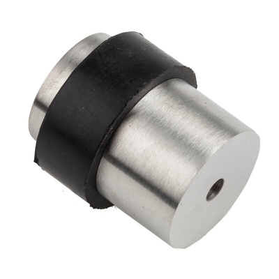 RS PRO Silver Stainless Steel Floor-Mounted Door Stop