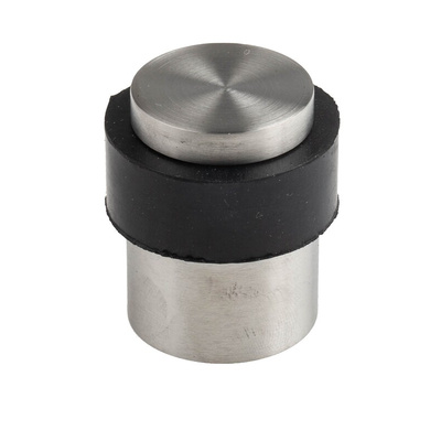 RS PRO Silver Stainless Steel Floor-Mounted Door Stop