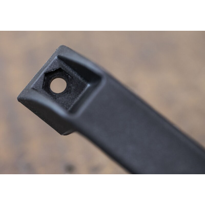 RS PRO Black Plastic Handle 40 mm Height, 28mm Width, 140mm Length
