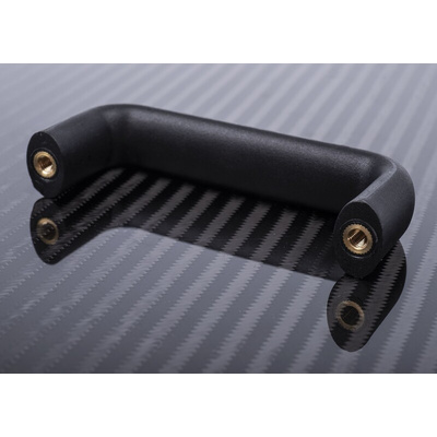 RS PRO Matt Black Plastic Handle 40.5 mm Height, 20mm Width, 107mm Length