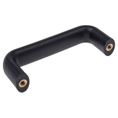 RS PRO Matt Black Plastic Handle 40.5 mm Height, 20mm Width, 107mm Length