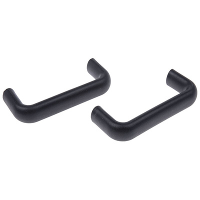 RS PRO Matt Black Plastic Handle 40.5 mm Height, 20mm Width, 107mm Length