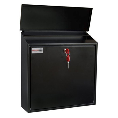 Black Mailbox, 370 mm x 365mm x 110 mm