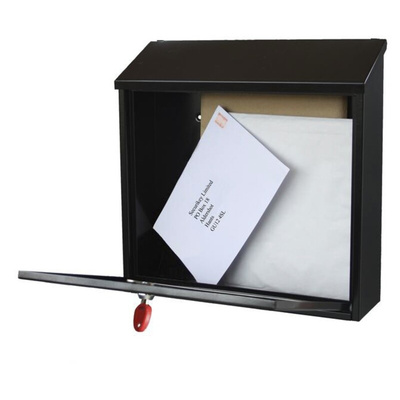 Black Mailbox, 370 mm x 365mm x 110 mm