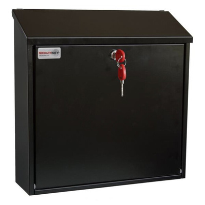 Black Mailbox, 370 mm x 365mm x 110 mm