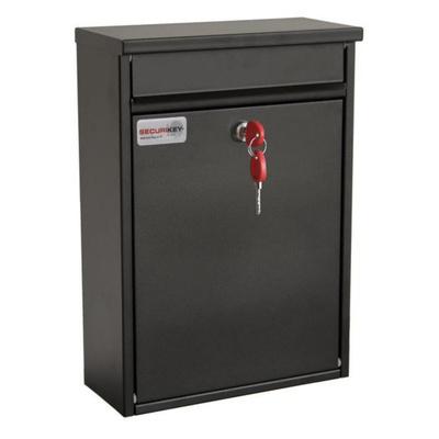 Black Mailbox, 365 mm x 250mm x 110 mm