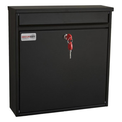 Black Mailbox, 370 mm x 360mm x 110 mm