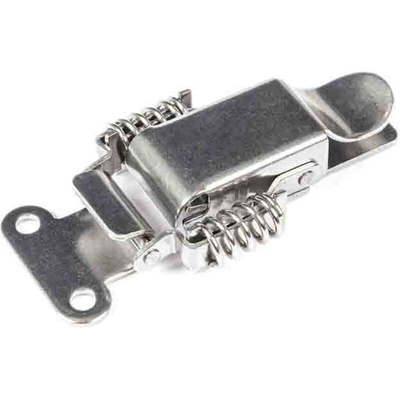 RS PRO Stainless Steel,Spring Loaded Toggle Latch, 73 x 36 x 11mm