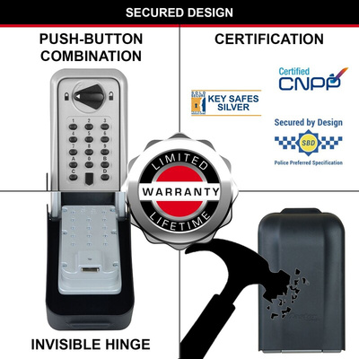Master Lock 5426EURD Combination Lock Key Lock Box