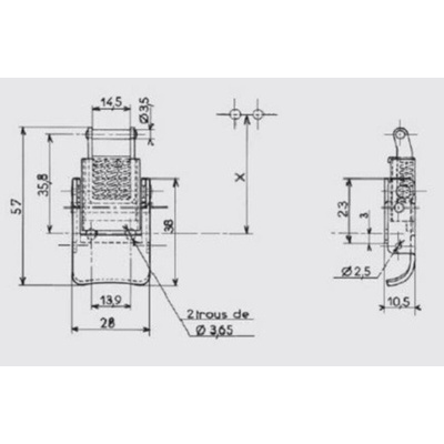 Savigny Steel Lockable,Spring Loaded Toggle Latch