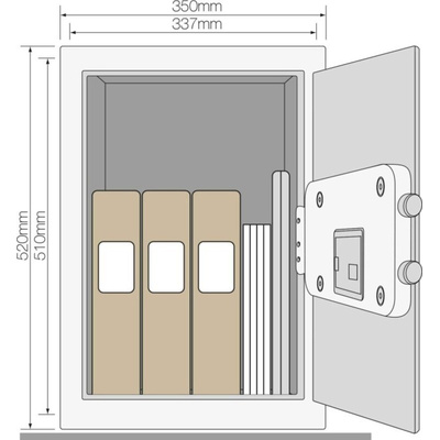 YALE 49.8L Safe Safe