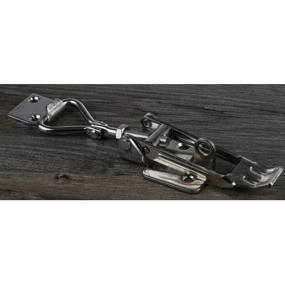 RS PRO Stainless Steel Toggle Latch, 180 x 60 x 27mm