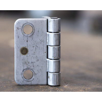 RS PRO Stainless Steel Butt Hinge, Weld-on Fixing, 75mm x 90mm x 6mm